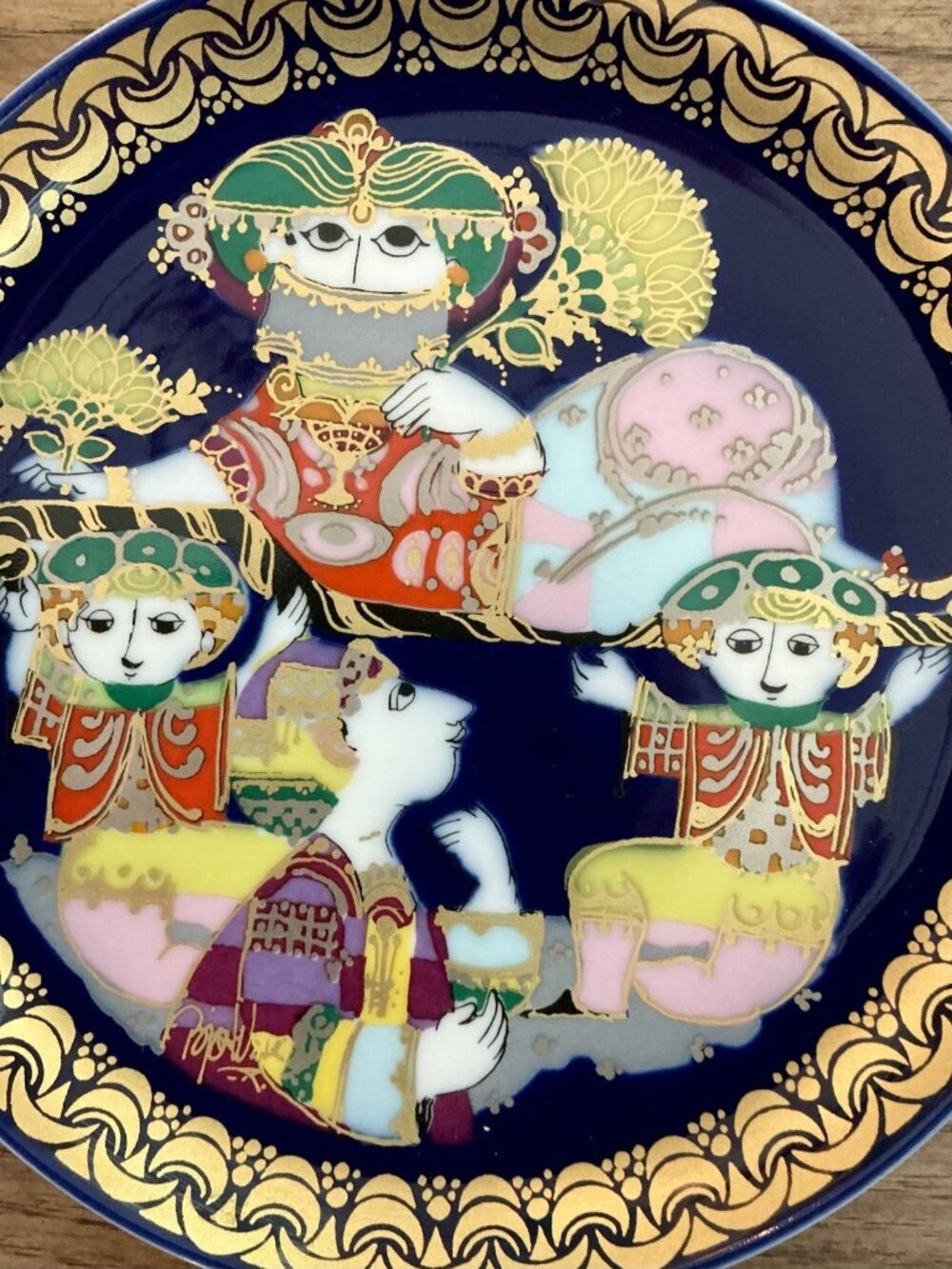 Rosenthal Bjorn Wiinblad Aladdin & Magic Horse Decorative Plates  6.5" Set of 4 - Picture 6 of 13